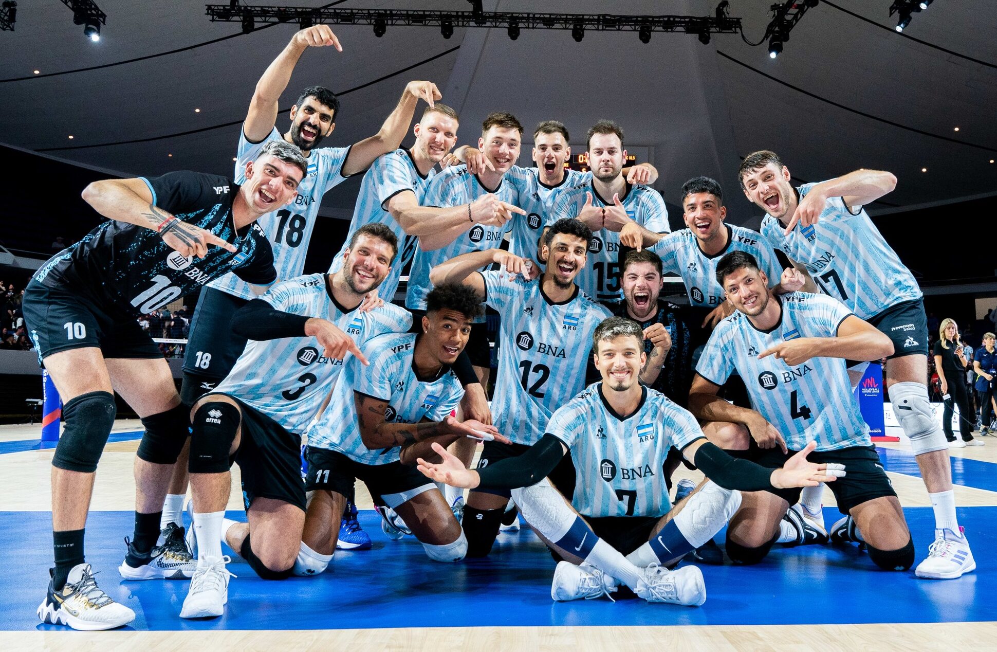 Argentina consiguió el segundo triunfo en la VNL en un partido durísimo ante Irán