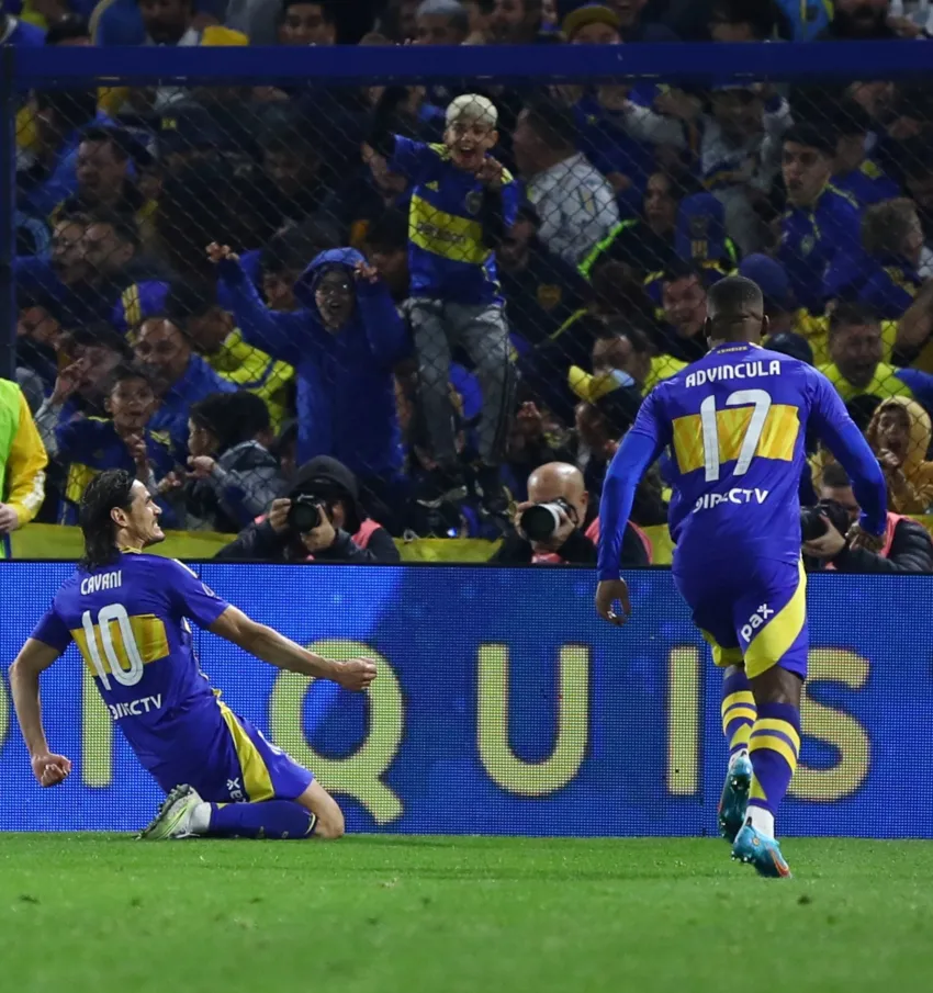 Un flechazo uruguayo: Boca venció 1-0 a Cruzeiro con gol de Edinson Cavani